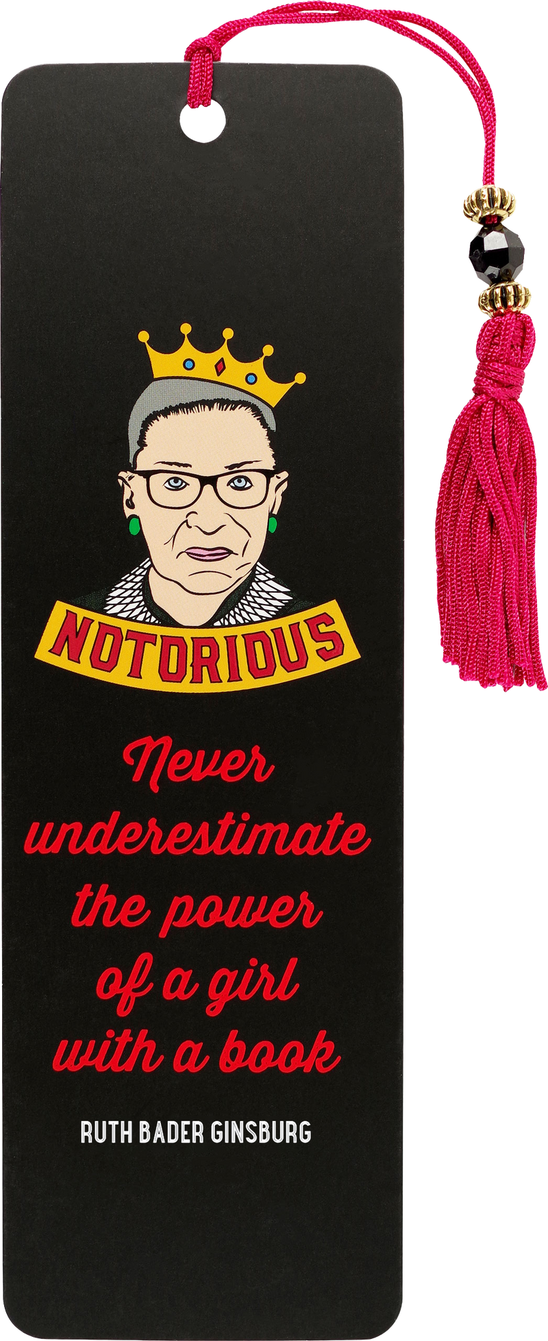 RBG Beaded Bookmark