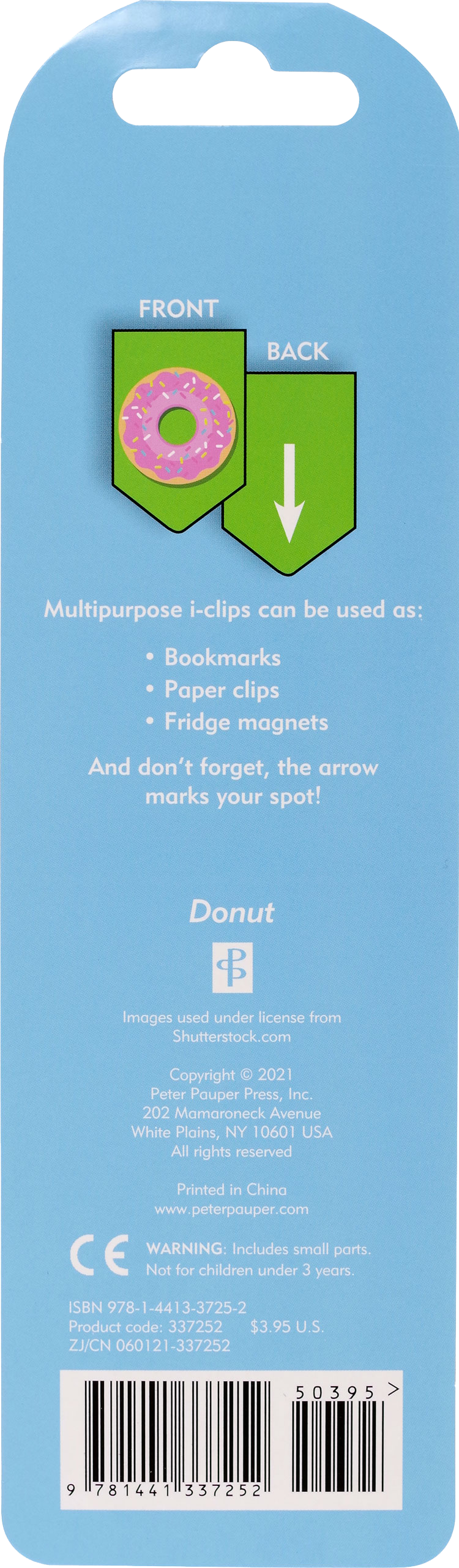 Donuts i-clip Magnetic Page Markers