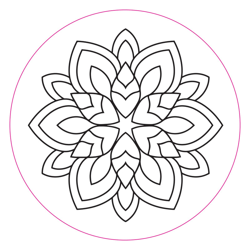 Mandalas Embroidery Pattern Transfers Set of 10 Reusable Iron-On Designs in  2023