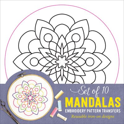 Mandalas Embroidery Transfers