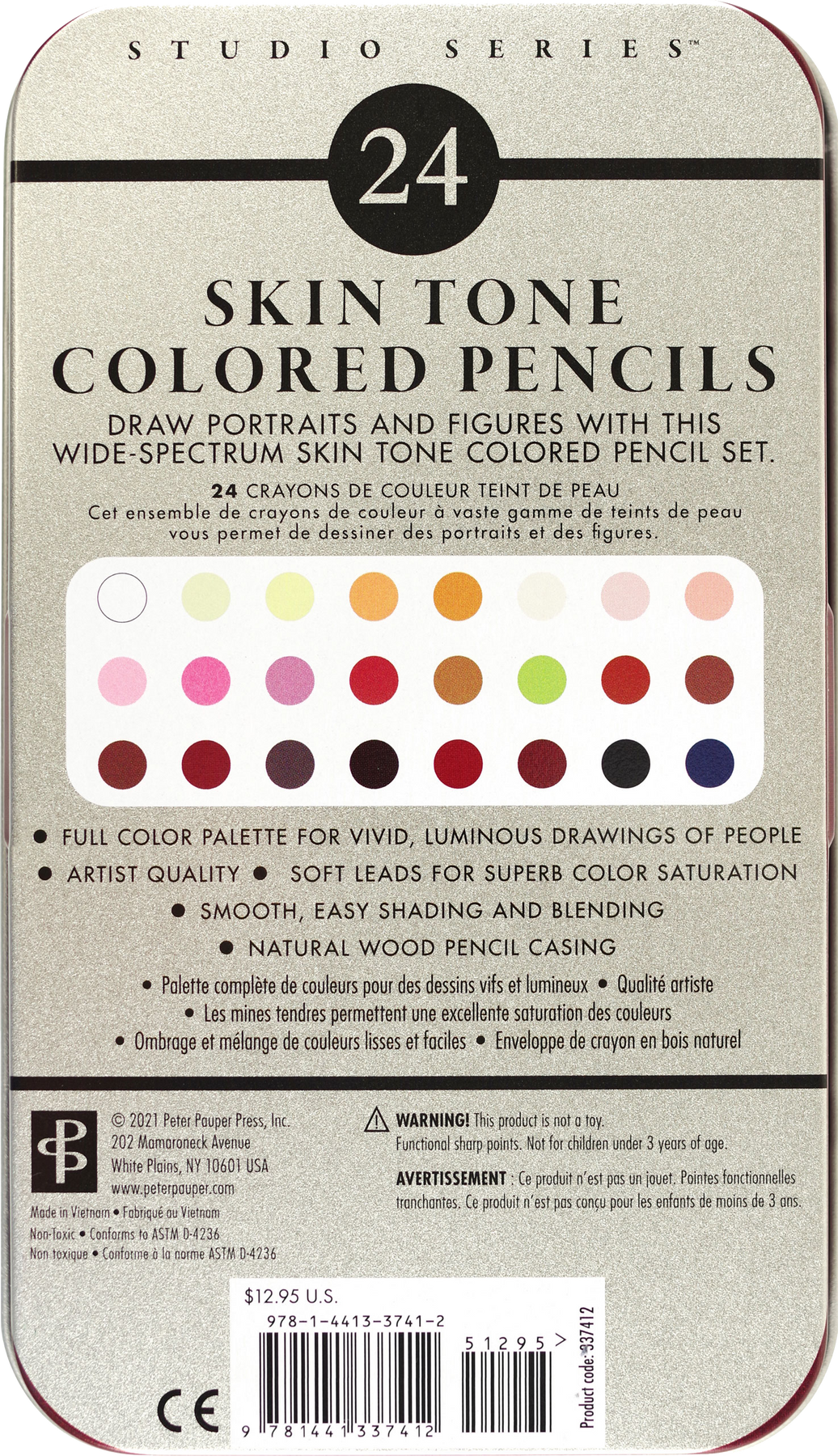 Rainbow and Skin Tone Colored Pencils - 24 Colors - Color Together - O —  Oak & Ever