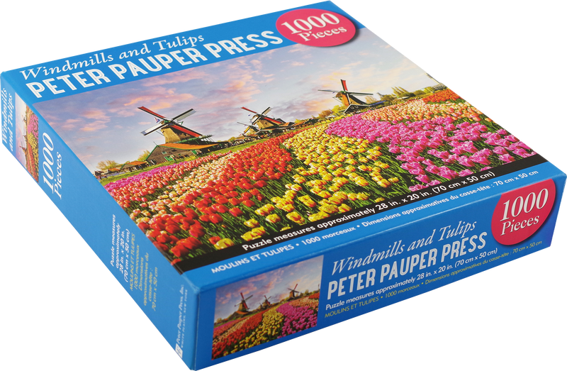 Windmills and Tulips Jigsaw Puzzle