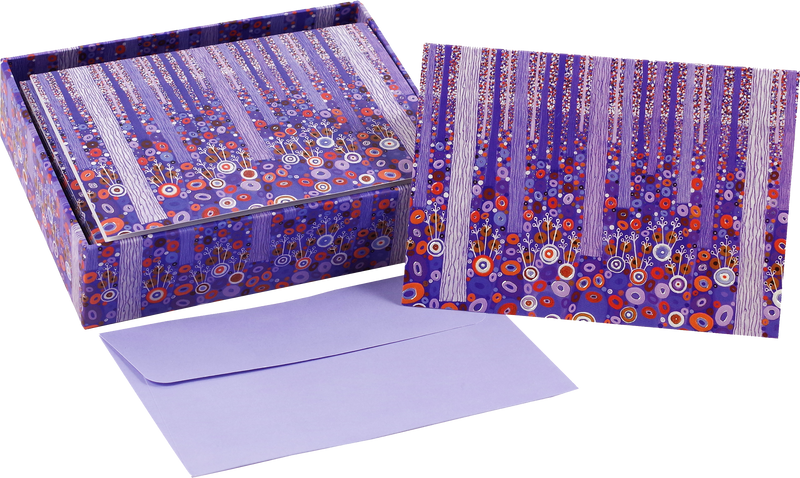 Purple Forest Note Cards 