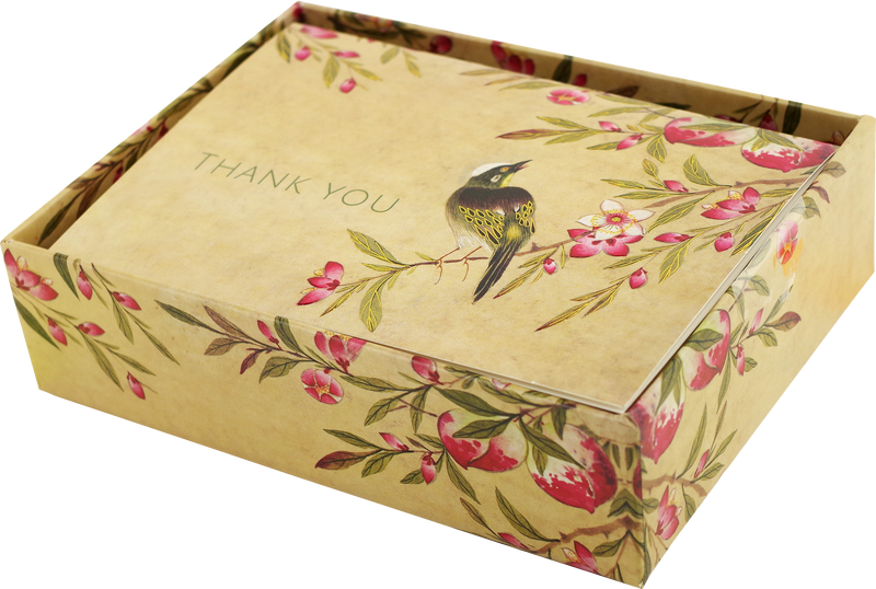 Peach Blossoms Thank You Notes 