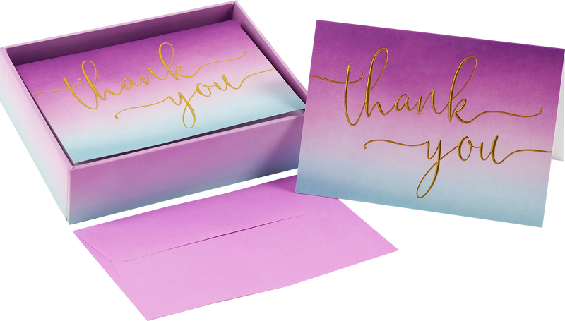 Amethyst Thank You Notes 