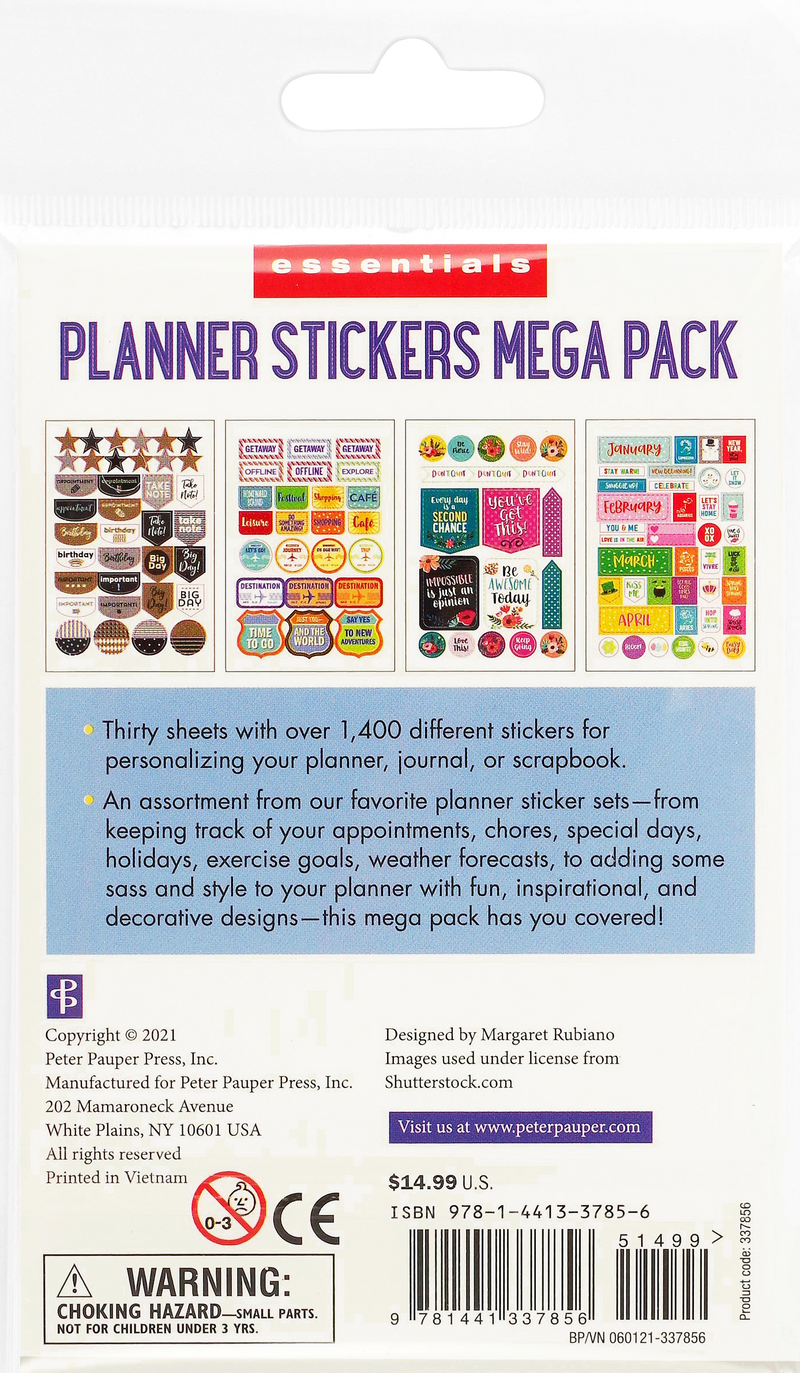 Essentials Planner Stickers Mega Pack