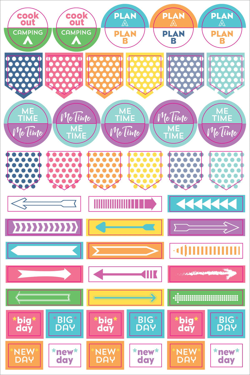  Essentials Month By Month Planner Stickers (set of 475  stickers): 9781441330765: Peter Pauper Press, Inc.: Office Products