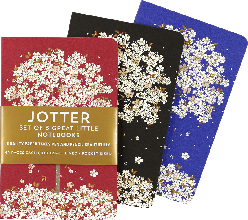 Jotter Mini Notebooks: Falling Blossoms