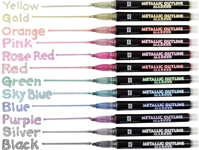 Studio Series Metallic Outline Markers