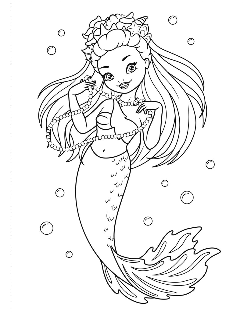 Mermaid Coloring Book for 5 Years Old Girls: (Coloring Books for Kids)  (Paperback)