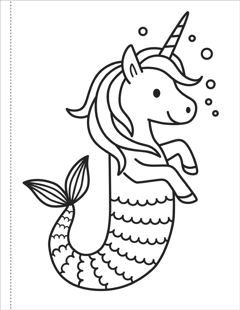 Mermaids Coloring Book!