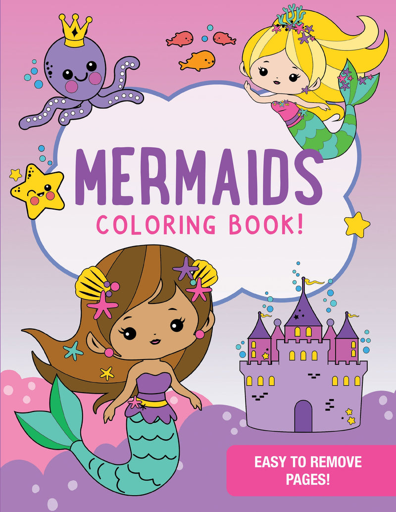 Mermaid Coloring Book: 100 Pages 