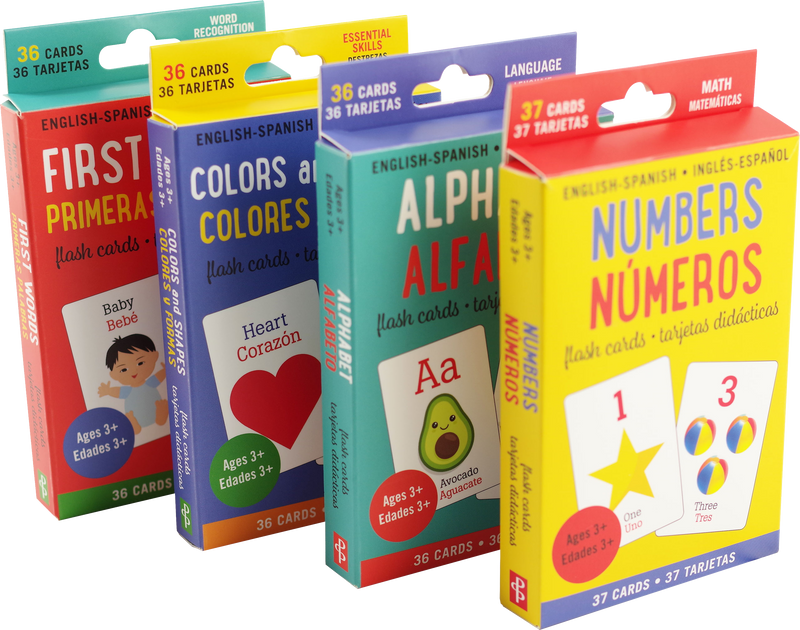 Bilingual English-Spanish Flash Cards Value Pack (Set of 4)