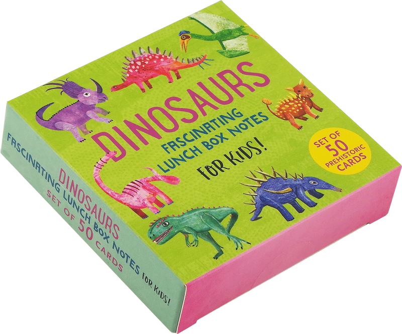 Dinosaurs: Fascinating Lunch Box Notes for Kids! (Set of 50 Cards)