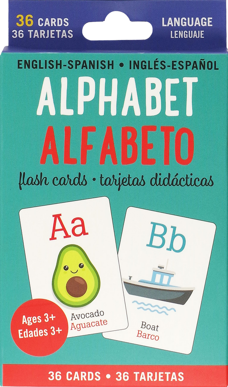 Bilingual English-Spanish Alphabet Flash Cards