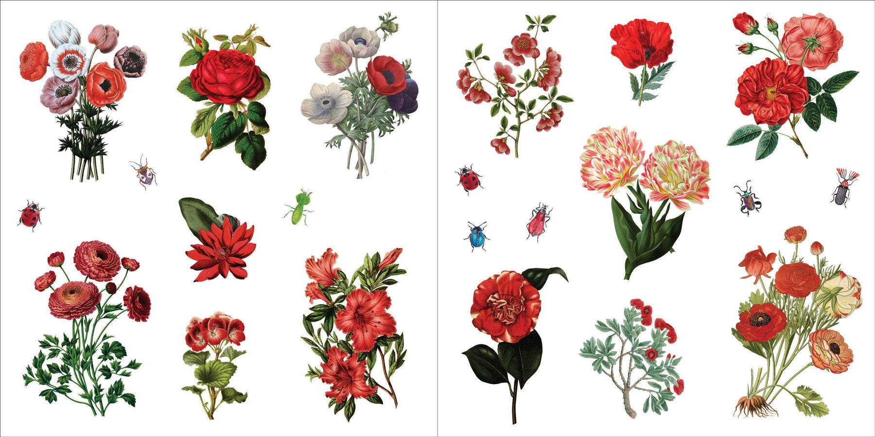 Peter Pauper Press Flowers Sticker Set 340696 – Good's Store Online