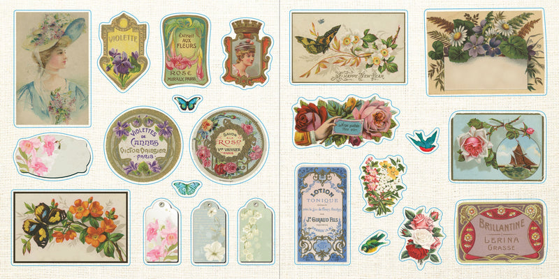 MYSTICAL EPHEMERAL AN ENCHANTING VINTAGE STICKER BOOK - Dallas