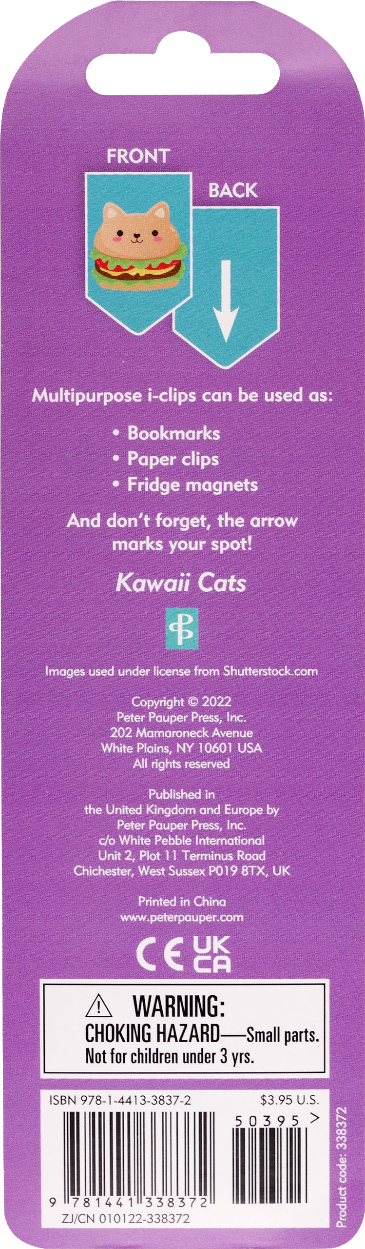 Kawaii Cats i-clips Magnetic Page Markers