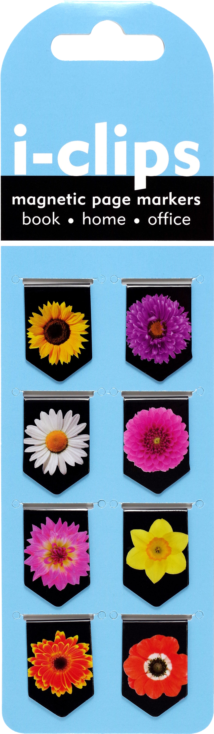 Flowers i-clips Magnetic Page Markers