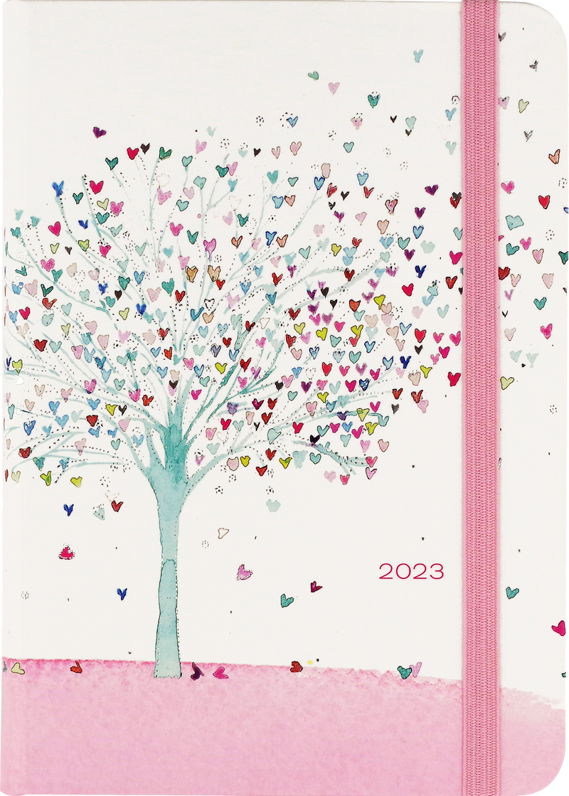 2023 Tree of Hearts Weekly Planner (16 months, Sept 2022 to Dec 2023)