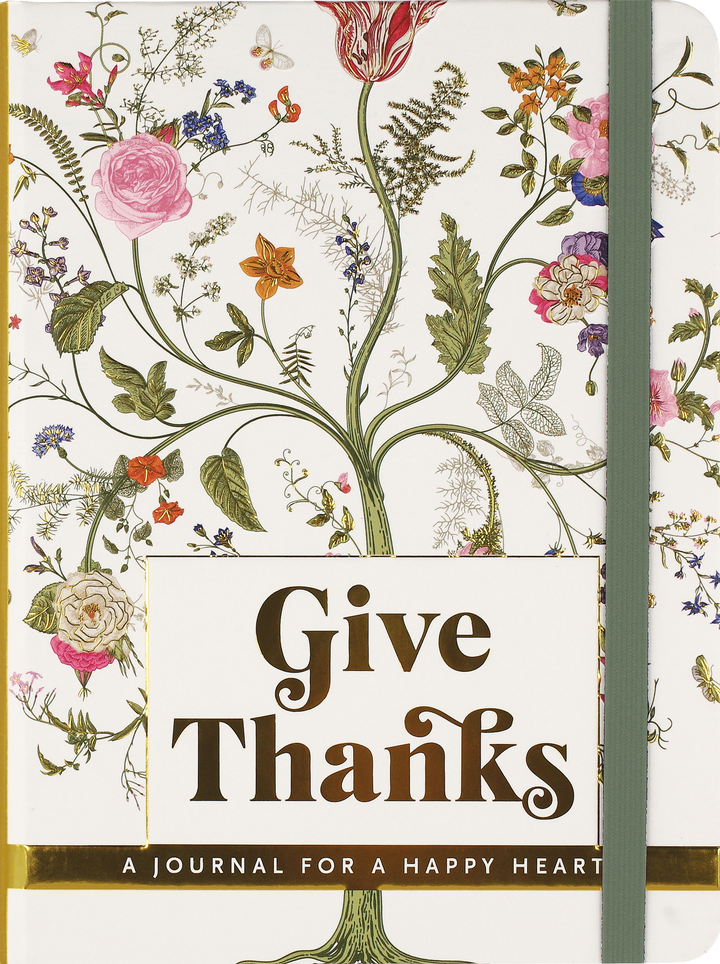 Give Thanks: A Journal for a Happy Heart – Peter Pauper Press
