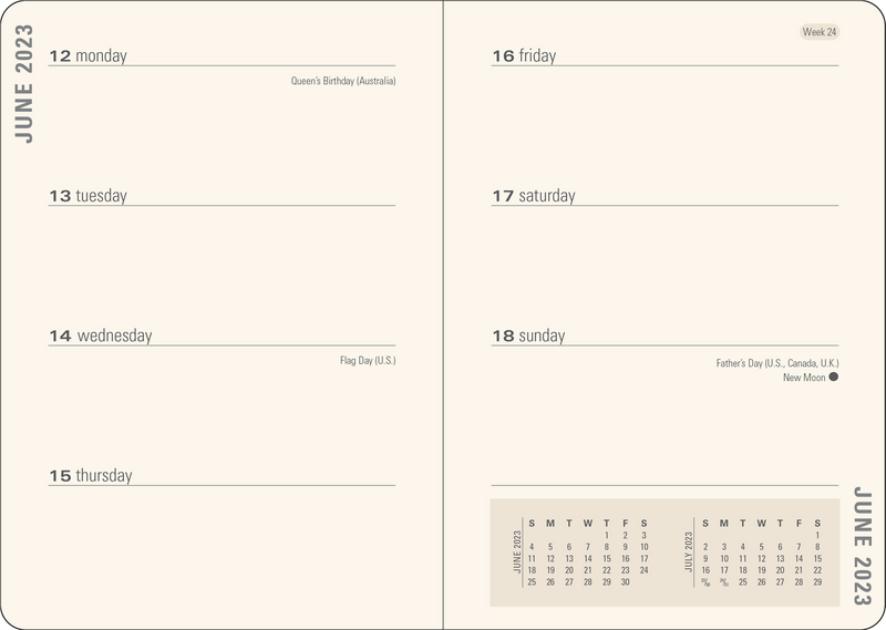 2023 Artisan Be Kind, Be Fierce, Be Brave Weekly Planner (16 months, Sept 2022 to Dec 2023)