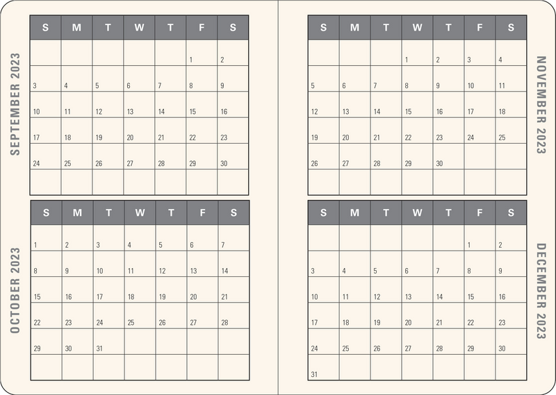 2023 Lollipop Tree Weekly Planner (16 months, Sept 2022 to Dec 2023)