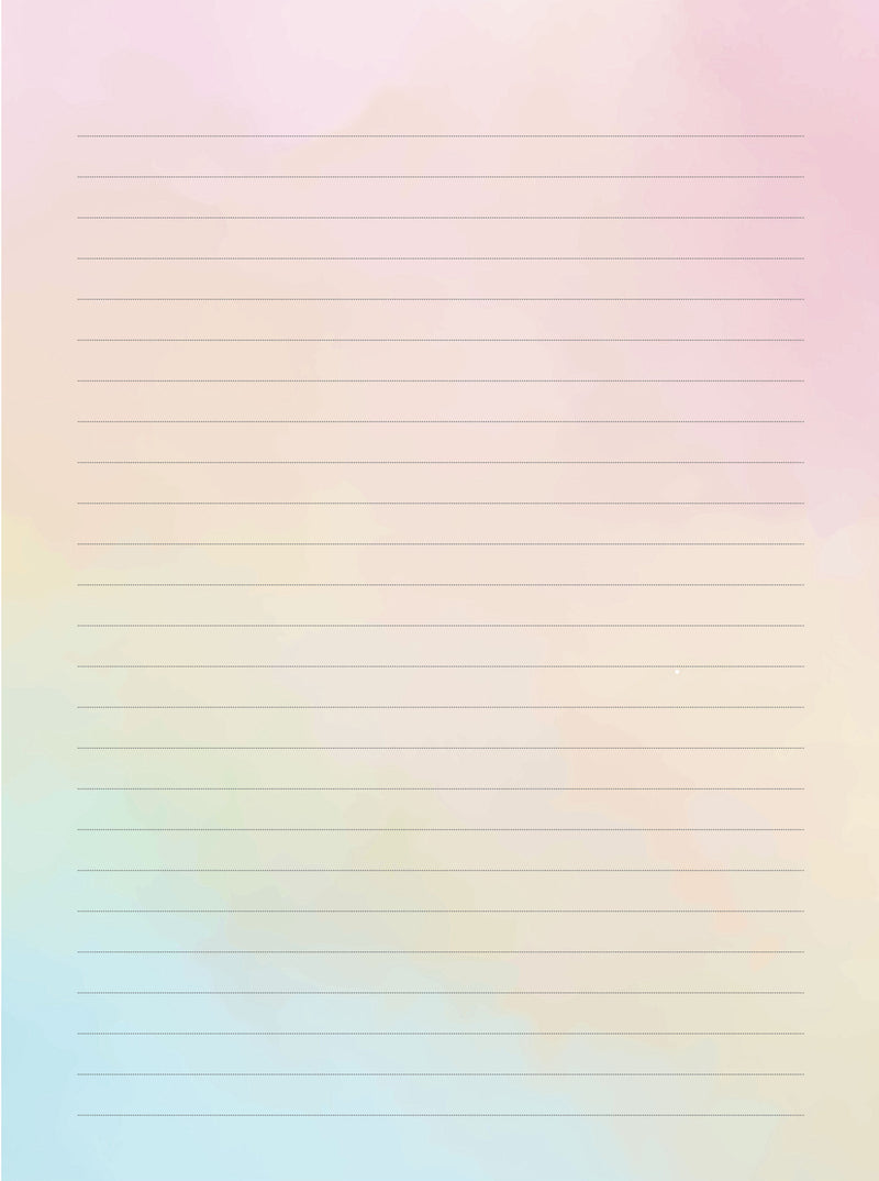 True Colors Lined Stationery