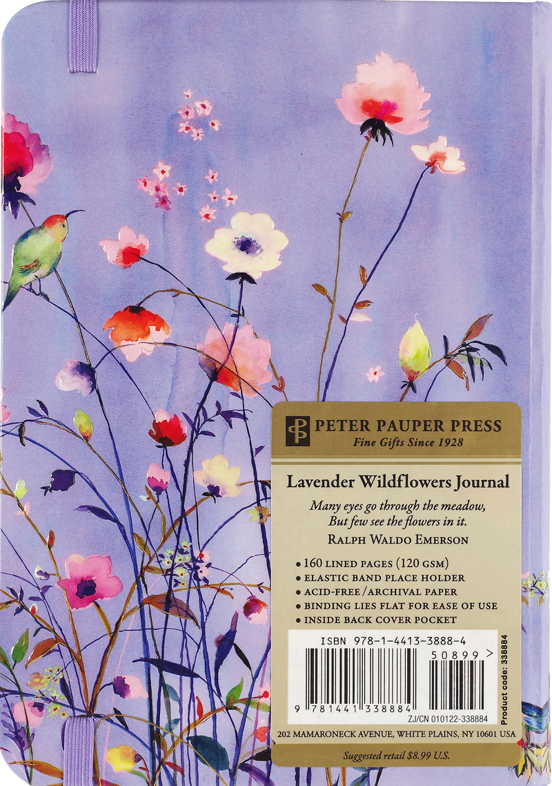 Lavender Wildflowers Journal