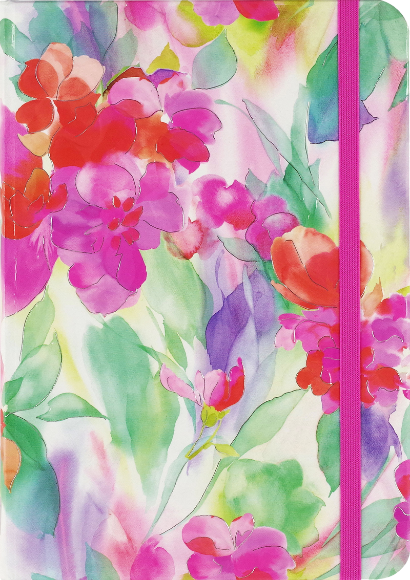 Watercolor Petals Journal