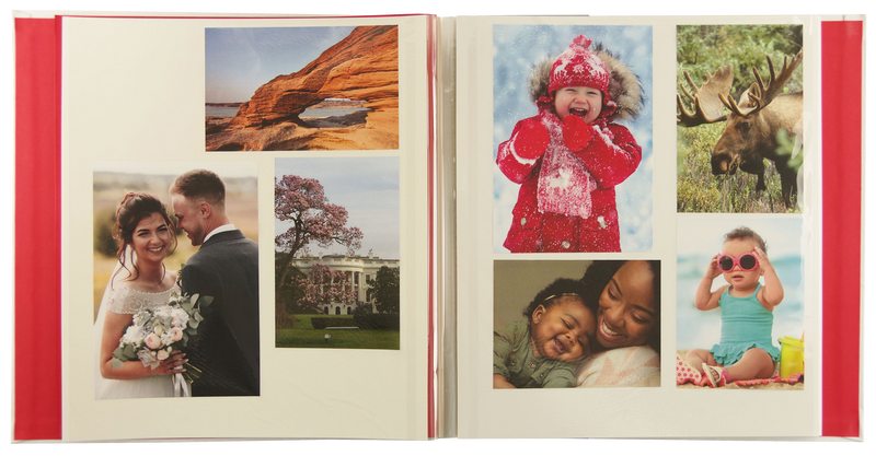 White Linen Photo Album (40 Self-Adhesive Pages)