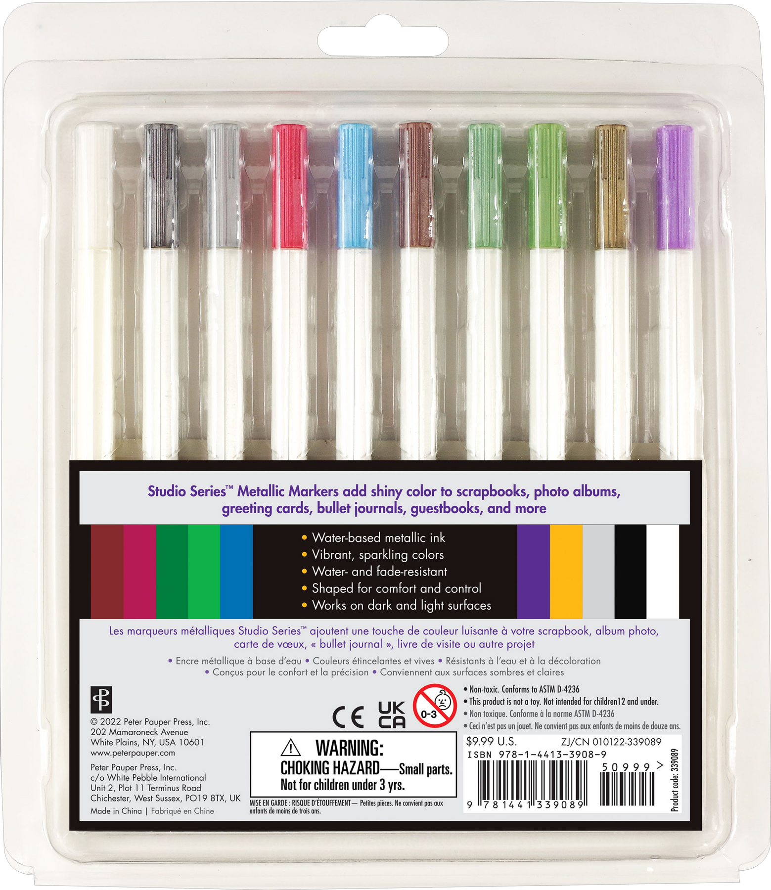 Super Washable Markers (Set of 24 Colors) – Peter Pauper Press