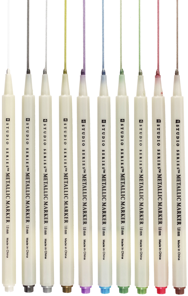 Studio Series Metallic Outline Markers (Set of 12)