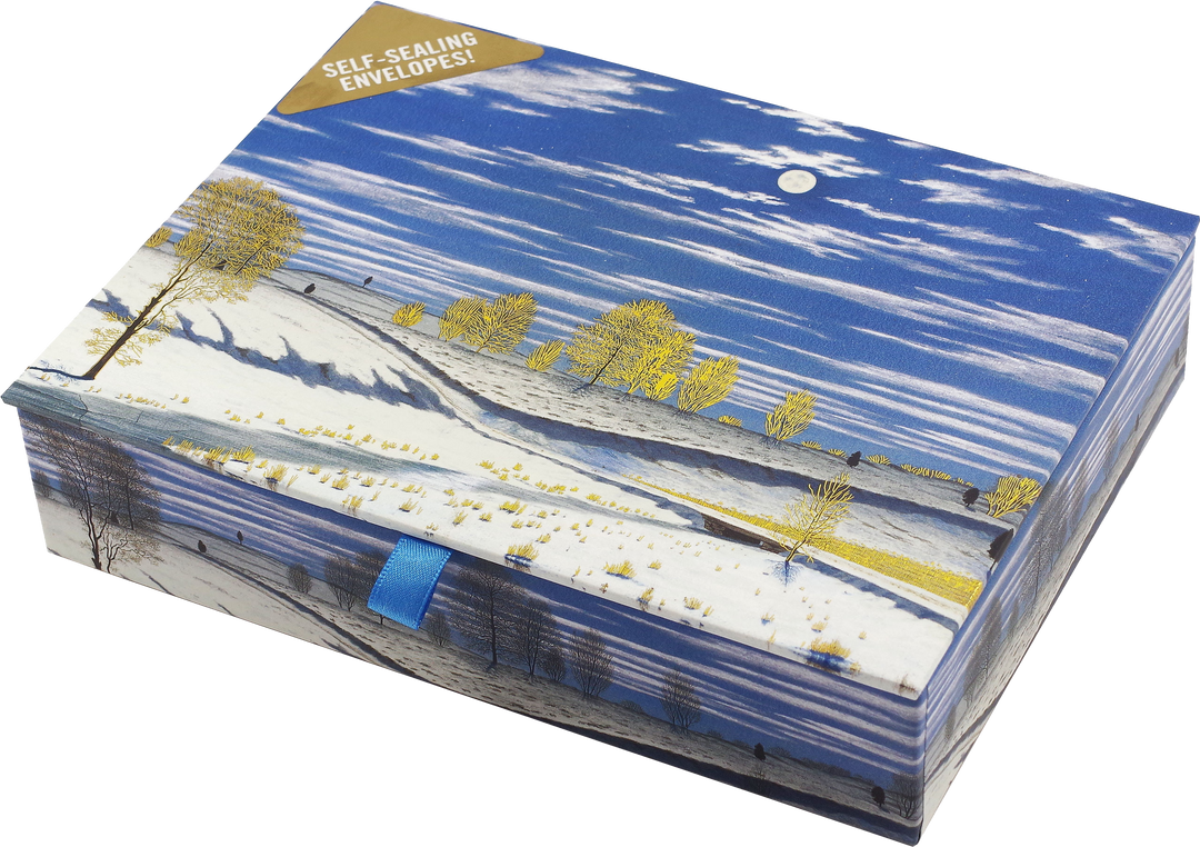 JRA WINTER EXPOUMA CARD オリジナルコンプリートブック Winter Scene in Moonlight Deluxe Boxed Holiday Cards – Peter