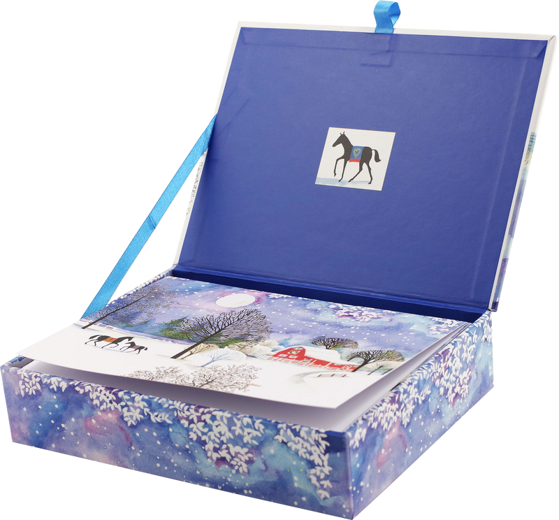 A Winter Farm Deluxe Boxed Holiday Cards