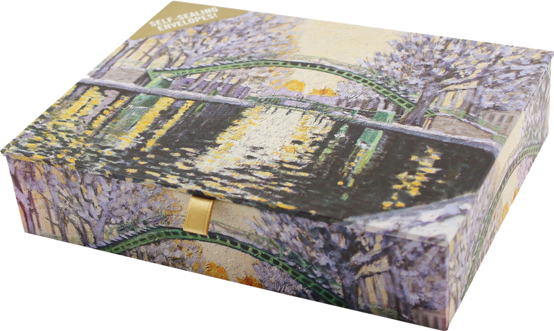 Canal Saint-Martin in Winter Deluxe Boxed Holiday Cards