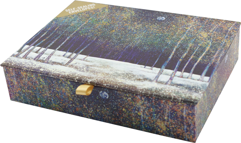 Woodland Evening Deluxe Boxed Holiday Cards