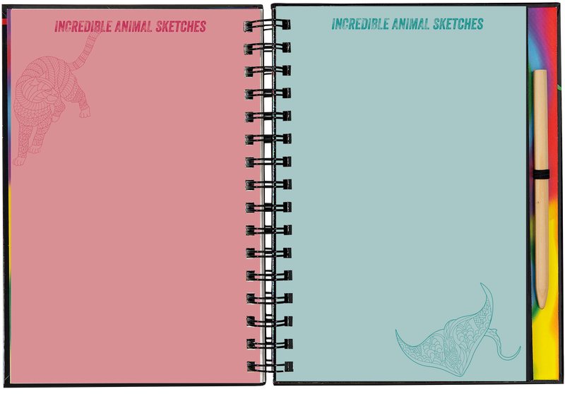 Extreme! Animals Scratch and Sketch