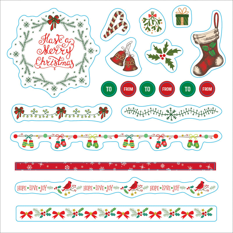 Merry & Bright Christmas! A Festive Sticker Book