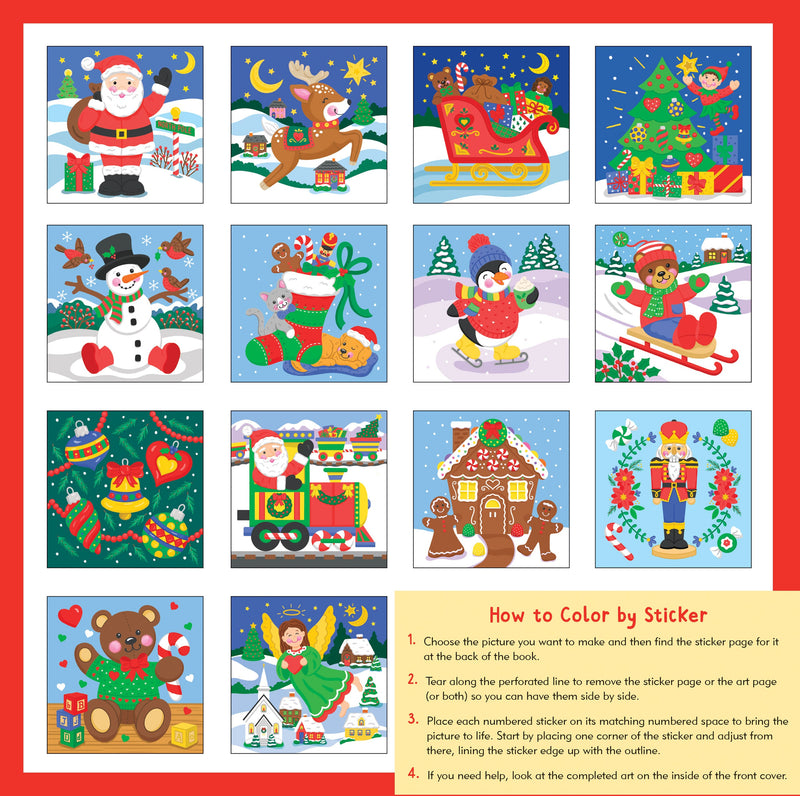 My First Color-by-Sticker Book -- Christmas