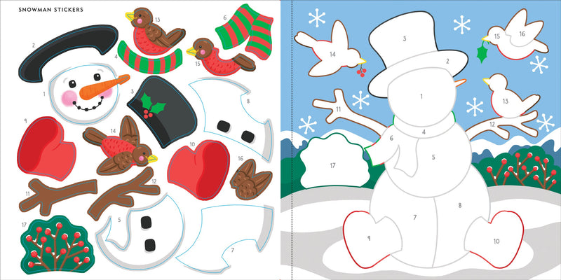 My First Color-by-Sticker Book -- Christmas