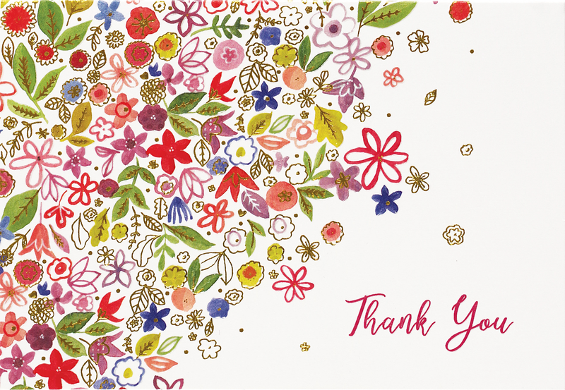 Floral Daydream Thank You Notes