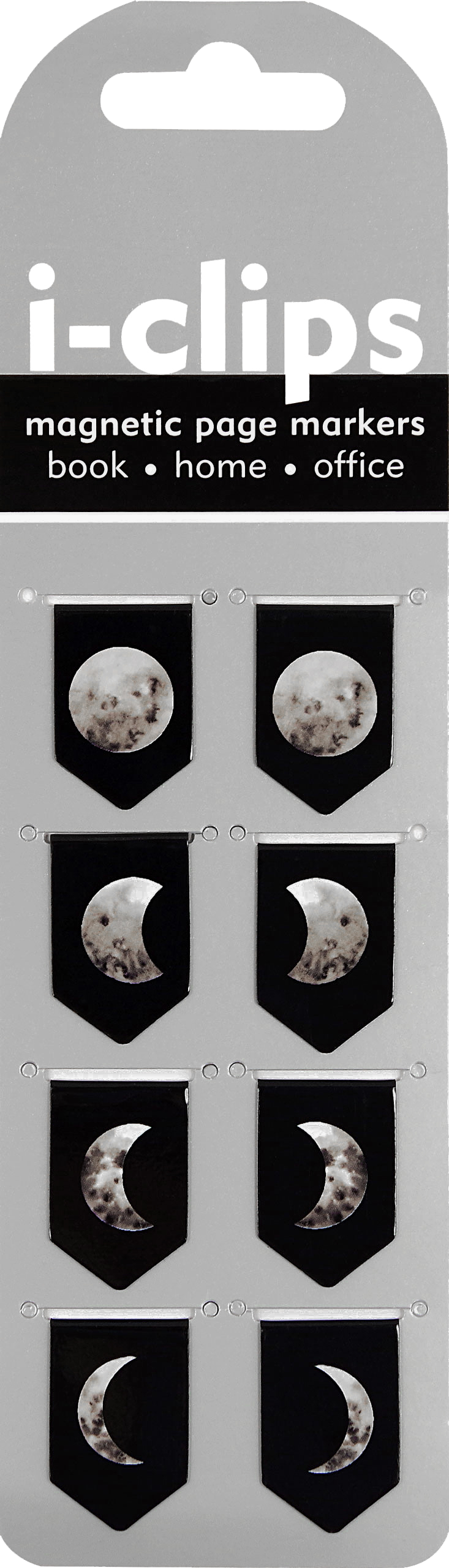 Moon Phases i-clips Magnetic Page Markers