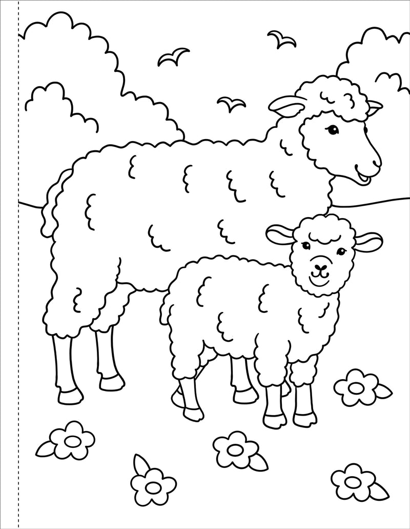 My First Coloring Book! On the Farm