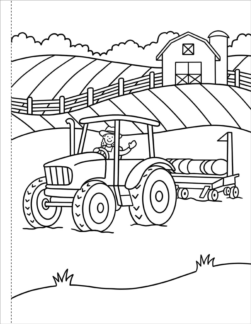 My First Coloring Book! On the Farm