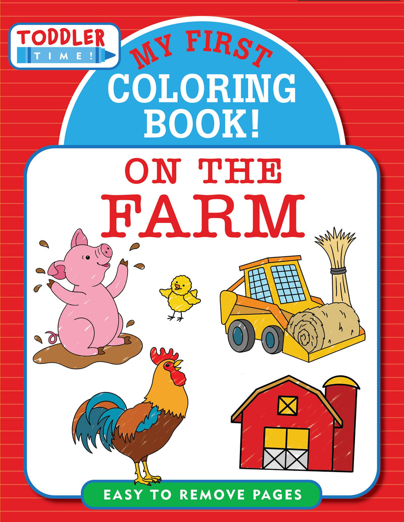 My First Coloring Book! On the Farm