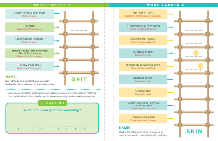 Word Ladder Puzzles With Riddle-like Clues - Kbsm.org
