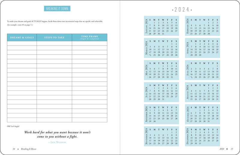2024 Live with Purpose Planner (14 months, Sept 2023 to Dec 2024)