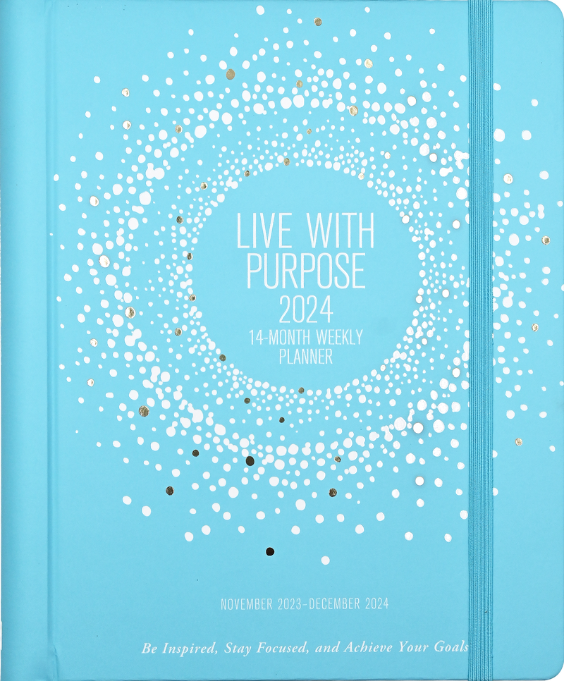 2024 Live with Purpose Planner (14 months, Nov 2023 to Dec 2024)