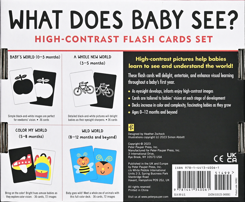 What Does Baby See? Flash Cards Value Pack (Set of 4)